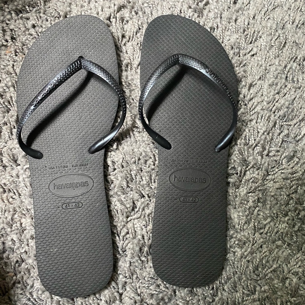 Havaiana Black Flip Flops
